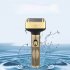 3 in 1 Hair Clippers Electric Reciprocating Shaver Nose Hair Trimmer Usb Rechargeable Beard Trimmer Gifts For Men Vintage Gold