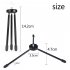 3 in 1 LED Ring Light Photo Photography Dimmable Video for Smartphone with Tripod Selfie Stick   Phone Holder Red 16CM