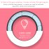 3 in 1 LED Ring Light Photo Photography Dimmable Video for Smartphone with Tripod Selfie Stick   Phone Holder Red 16CM