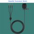 3 in 1 Lavalier Microphone Multi functional Lapel Clip on Mic Compatible For Iphone Pc Dslr Camera Recording Streaming 1 5 meters