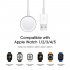 3 in 1 Magnetic Suction Wireless  Charger Usb Male Input Interface For Iwatch Iphone Single wire metal