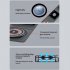 3 in 1 Magnetic Wireless Charging Station Fast Charging Stand with USB Cable Black