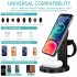 3 in 1 Magnetic  Wireless  Charger  Charging Stand Base Fast Charging Station Compatible With Iphone 13 12   Pro   Pro Max   Mini Black