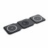 3 in 1 Magnetic Wireless Charger Stand Fast Charging Station Compatible for iPhone 14 13 12 AirPods iWatch 8 7 6 Black