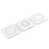 3 in 1 Magnetic Wireless Charger Stand Fast Charging Station Compatible for iPhone 14 13 12 AirPods iWatch 8 7 6 White