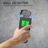 3 in 1 Metal Detector Find Metal Wood Studs AC Voltage Live Wire Detect Wall Scanner Electric Box Finder Wall Detector Without Battery  Black  LCJ00525 