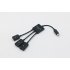 3 in 1 Micro USB OTG Cable Data Transfer Micro USB Male to Female Adapter Game Mouse Keyboard Adapter Cable 