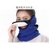 3 in 1 Outdoor Full Face Mask Neck Cover Earmuff Dustproof Warm Mask for Winter Royal blue