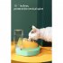 3 in 1 Pet Feeding Bowl Water Dispenser Anti choking Neck Guard Automatic Food Dispenser For Dogs Cats fish shape bowl Purple