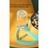 3 in 1 Pet Feeding Bowl Water Dispenser Anti choking Neck Guard Automatic Food Dispenser For Dogs Cats fish shape bowl Purple