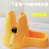 3 in 1 Pet Mute Water Drinking Fountain Bottle for Hamster Guinea Pig Rabbit Chinchilla yellow 80 ml