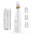 3 in 1 Pimple Remover Tool Portable Electric Face Cleanser Beauty Massager Skin Care For Pore Acne Blackhead Black Dot Pimple Remover   Tool Set