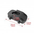 3-in-1 Portable Car Tissue  Box Simple Tissue Case Mobile Phone Holder Memory Card For Home Office Car Styling Accessories black