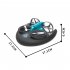 3 in 1 Remote Control Quadcopter 4 Channel Sea Land Air Drone Rechargeable Waterproof Remote Control Aircraft Blue