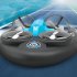 3 in 1 Remote Control Quadcopter 4 Channel Sea Land Air Drone Rechargeable Waterproof Remote Control Aircraft Blue