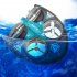 3 in 1 Remote Control Quadcopter 4 Channel Sea Land Air Drone Rechargeable Waterproof Remote Control Aircraft Blue