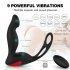 3 in 1 Remote Control Prostate Massager Vibrator Penis Ring Ball Loop Rechargeable Waterproof Anal Sex Toy