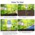 3 in 1 Soil Tester Moisture Fertility pH Tester Water Humidity Tester Tester Garden Planting Kit For Greenhouses Farmland White