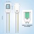 3 in 1 Soil Tester Moisture Fertility pH Tester Water Humidity Tester Tester Garden Planting Kit For Greenhouses Farmland White