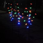 3 in 1 <span style='color:#F7840C'>Solar</span> Lamp Cherry Tree Shape LED Decoration Garden Lawn Light color
