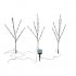 3 in 1 Solar Lamp Cherry Tree Shape LED Decoration Garden Lawn Light White light