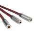 3 in 1 Type C Audio Cable USB 3 1 Male to 3 3 5mm Female Splitter Cord AUX Microphone Earphone Jack Adapter red