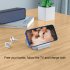3 in 1 Wireless Charger Magnetic Foldable Charging Station Multi function Fast Charging Pad For Watch Headphone Black