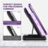 3 in 1 Wireless Charger Stand Fast Charging Vertical Base Bracket Compatible for Iphone Iwatch Airpods Black