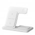 3 in 1 Wireless Charger Stand Fast Charging Vertical Base Bracket Compatible for Iphone Iwatch Airpods Black