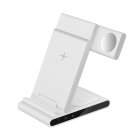 3-in-1 Wireless Charger Stand Fast Charging Dock Station Folding Vertical Base
