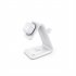 3 in 1 Wireless Charger Stand 15w Magnetic Fast Charging Dock Station for Mobile Phone Earphone Watch White