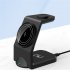 3 in 1 Wireless Charging Station Wireless Charger Dock Compatible For iPhone 15 14 13 12 Pro Max Watch 8 7 6 Earphones