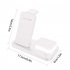 3 in 1 Wireless Charging Station With Led Night Light Foldable Charger Stand Compatible For Iwatch Iphone Airpods black