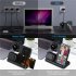 3 in 1 Wireless Charging Station Multiple Devices Wireless Charger Dock with Type C Cable Black