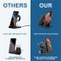3 in 1 Wireless Charging Station Multiple Devices Wireless Charger Dock with Type C Cable Black