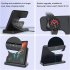 3 in 1 Wireless Charging Station Multiple Devices Wireless Charger Dock with Type C Cable Black