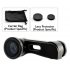 3 in1 Camera Lens Kit specifically designed for the new iPhone 5 allowing multiple types of photos to be taken