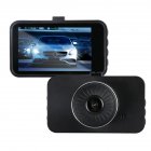 3-inch Ips Hd Display Car Driving Recorder Front And Rear Dual Lens Dash Cam 1080p Night Vision Dvr Auto Camcorder black