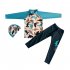 3 piece Boys Split Swimsuit Long sleeved Shirt Long Pants Sunscreen With Sun Hat Sun Protection Children Diving Suit blue 5 6years L