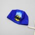 3 piece Children Split Swimwear Boys Short Sleeves Sunscreen Swimsuit Swimming Trunks With Swimming Cap Split 7 8Y XL