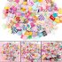 30 Pcs Bag Resin Candy Lollipop Shape Decor for Diy Crafts Decorative Accessaries random