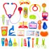 30 Pcs Doctor Nurse Medical Kit Children Role playing Doctor Toy Suit with Carrying Case for Boys and Girls