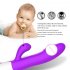30 Speed Vibration Dildo Rabbit Vibrator for Women USB Charge Dual Motor G Spot Vibrators Female Sex Toys black