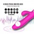 30 Speed Vibration Dildo Rabbit Vibrator for Women USB Charge Dual Motor G Spot Vibrators Female Sex Toys purple