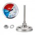 300 Degrees Thermometer BBQ Smoker Grill Stainless Steel Thermometers Temperature Gauge Barbecue Thermometer BGD0400