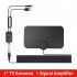 3000miles Range 1080p Hd Digital Tv Antenna Indoor Outdoor Dvb t2 Tv Antenna with Amplifier Signal Booster Black