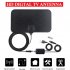 3000miles Range 1080p Hd Digital Tv Antenna Indoor Outdoor Dvb t2 Tv Antenna with Amplifier Signal Booster Black