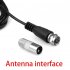 3000miles Range 1080p Hd Digital Tv Antenna Indoor Outdoor Dvb t2 Tv Antenna with Amplifier Signal Booster Black