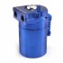 300ML Oil Catch Can Kit Universal Aluminum Oil Separator Catch Can With Breather Filter 6mm 8mm 10mm Adapters Baffled Tank Reservoir Automobile Accessories red