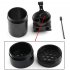 300ML Oil Catch Can Kit Universal Aluminum Oil Separator Catch Can With Breather Filter 6mm 8mm 10mm Adapters Baffled Tank Reservoir Automobile Accessories red